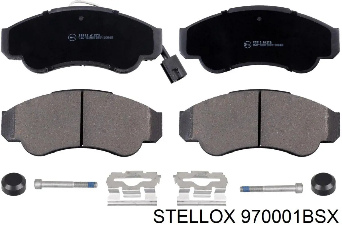 970001BSX Stellox pastillas de freno traseras