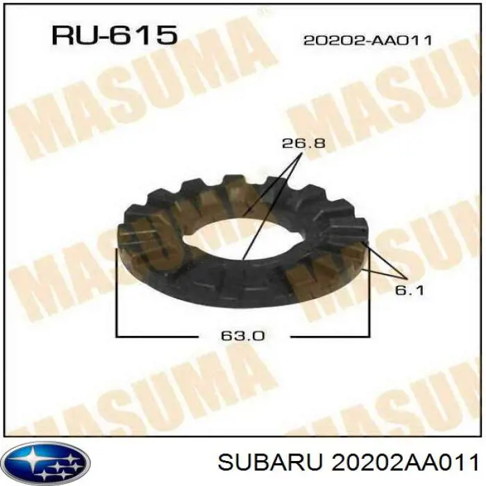 20202AA011 Subaru 