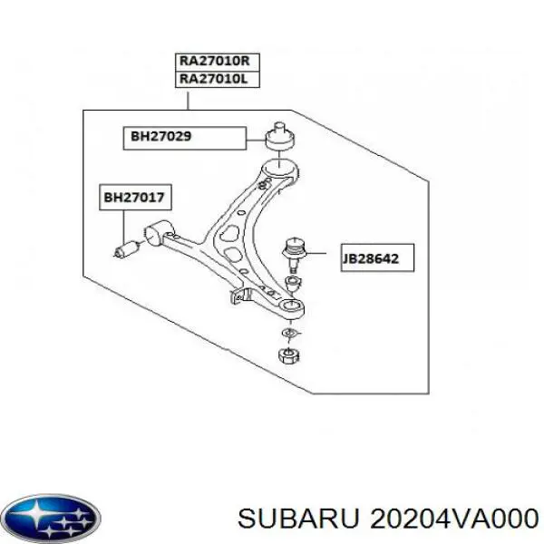 20204VA000 Subaru 