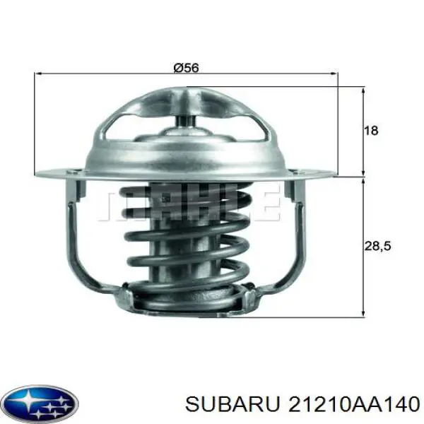 21210AA140 Subaru termostato, refrigerante