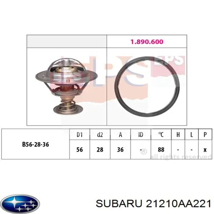 21210AA221 Subaru 