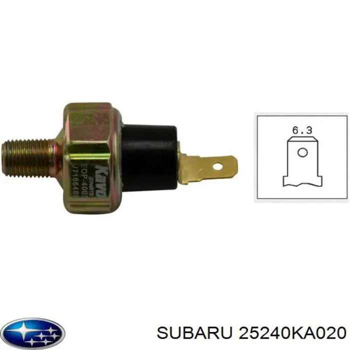 25240KA020 Subaru indicador, presión del aceite