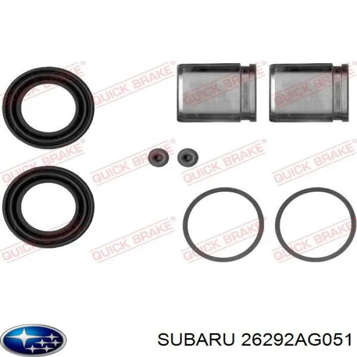 26292AG051 Subaru pinza de freno delantera izquierda