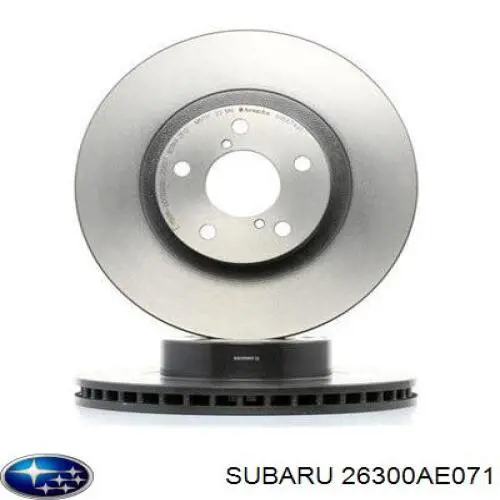 26300AE071 Subaru freno de disco delantero