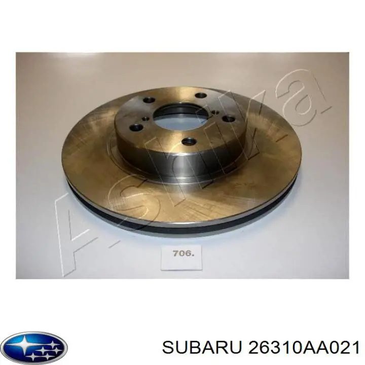 26310AA021 Subaru freno de disco delantero