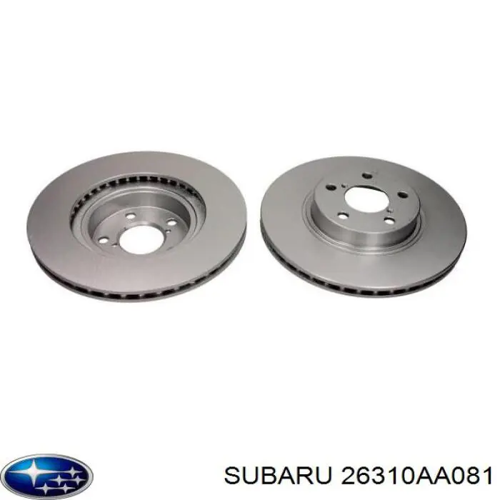 26310AA081 Subaru freno de disco delantero