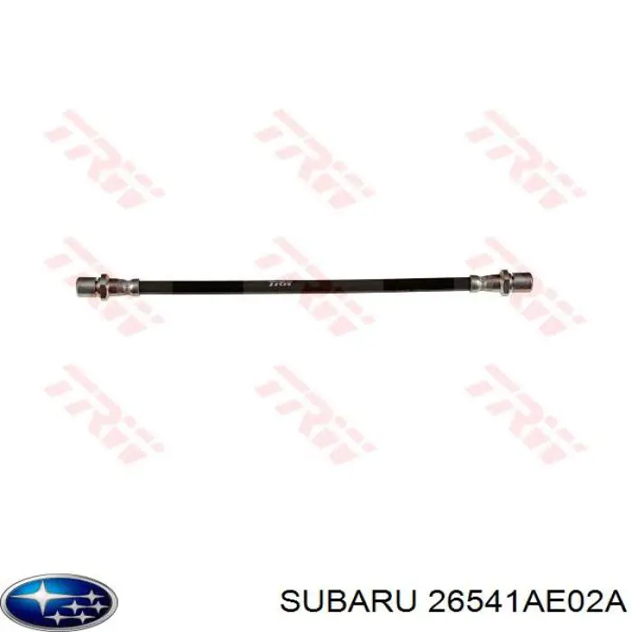 26541AE02A Subaru tubo flexible de frenos trasero