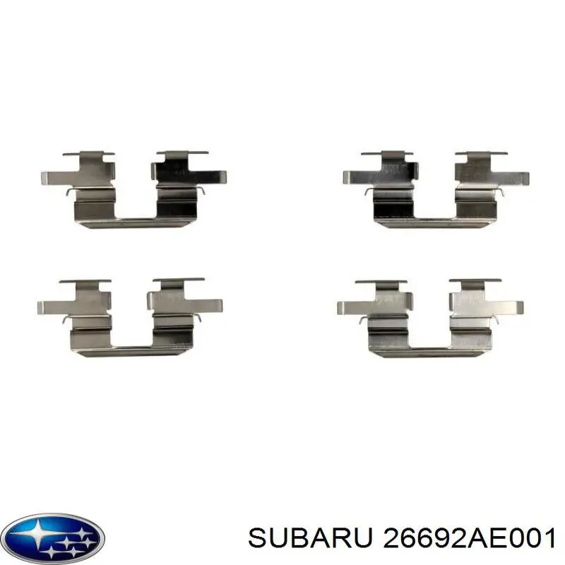 26692AE001 Subaru pinza de freno delantera izquierda