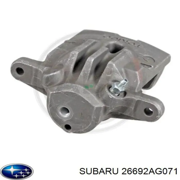 26692AG071 Subaru pinza de freno trasera izquierda