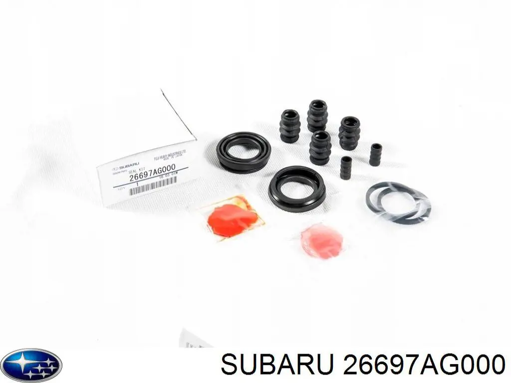 26697AG000 Subaru juego de reparación, pinza de freno trasero