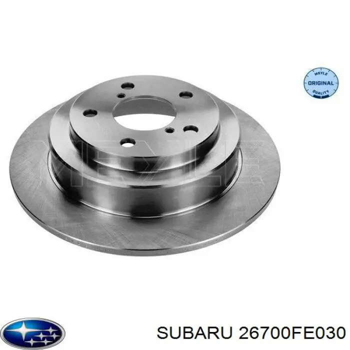 26700FE030 Subaru disco de freno trasero