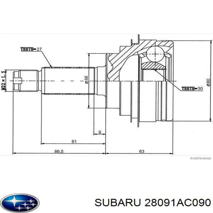 28091AC090 Subaru 