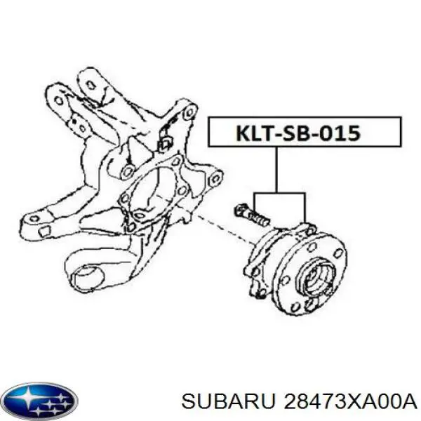 28473XA00A Subaru cubo de rueda trasero