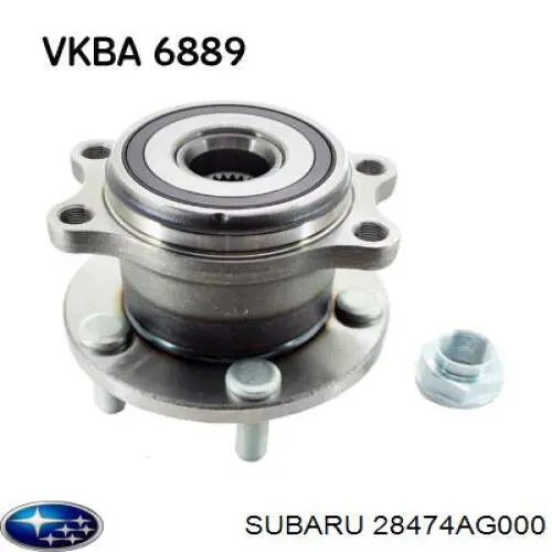 28474AG000 Subaru cubo de rueda trasero