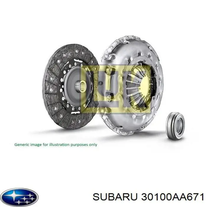 30100AA671 Subaru disco de embrague