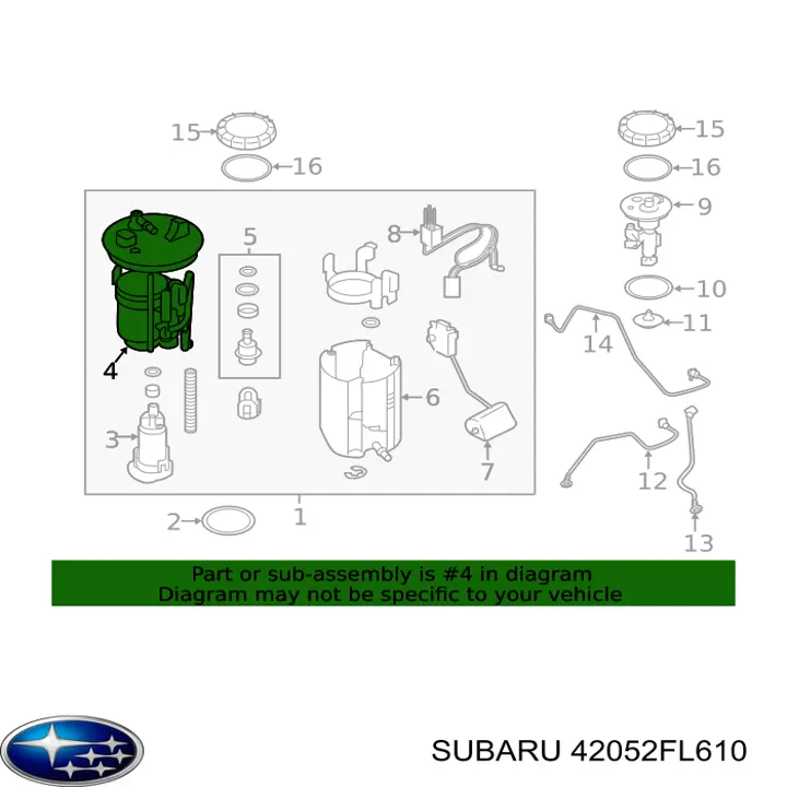 42052FL610 Subaru 