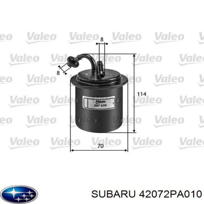 42072PA010 Subaru filtro combustible