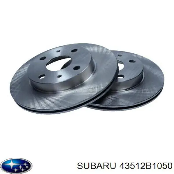 43512B1050 Subaru freno de disco delantero