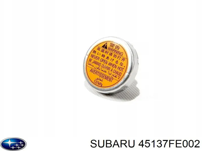 45137FE002 Subaru tapa de radiador