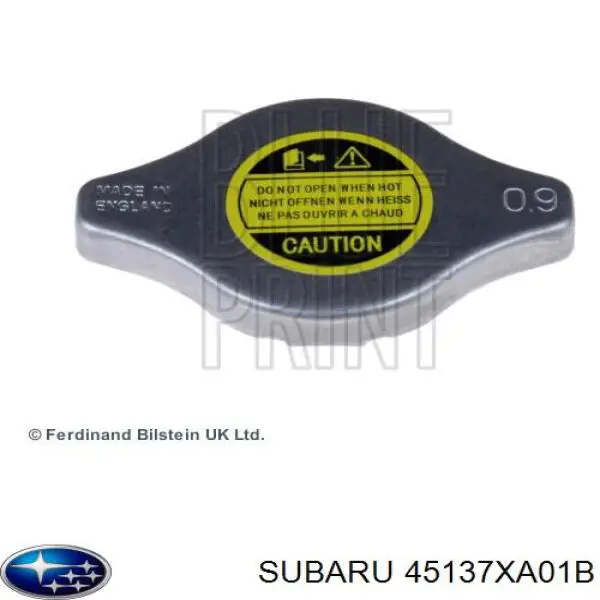 45137XA01B Subaru tapa de radiador