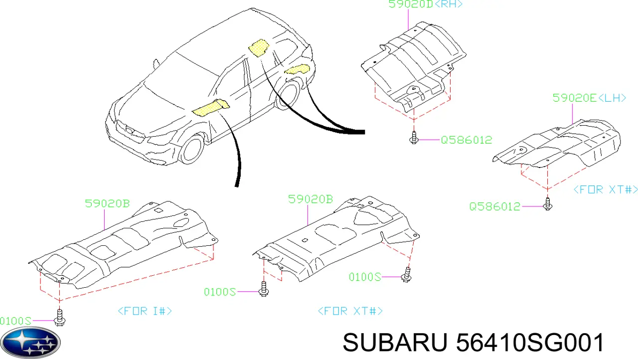 56410SG001 Subaru 