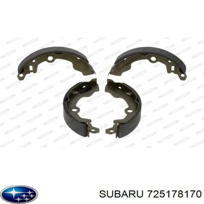 725178170 Subaru zapatas de frenos de tambor traseras