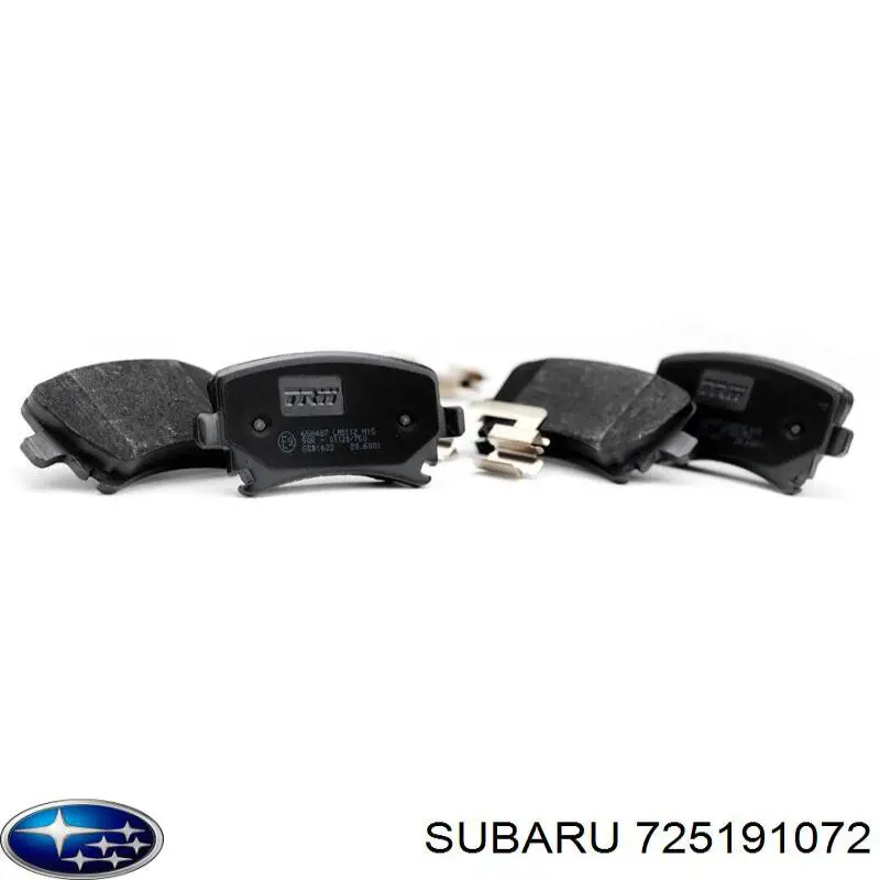 725191072 Subaru pastillas de freno delanteras