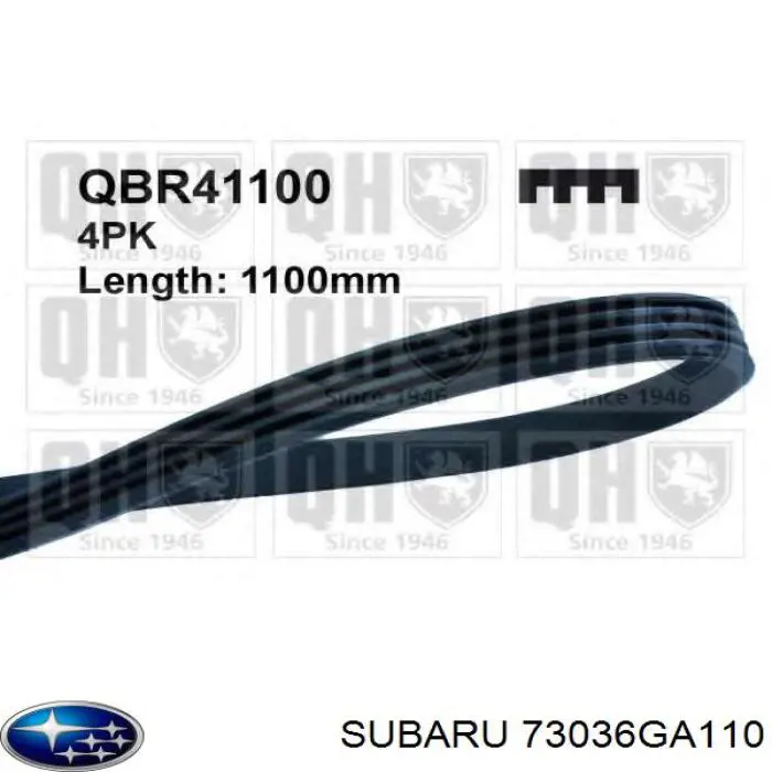 73036GA110 Subaru correa trapezoidal