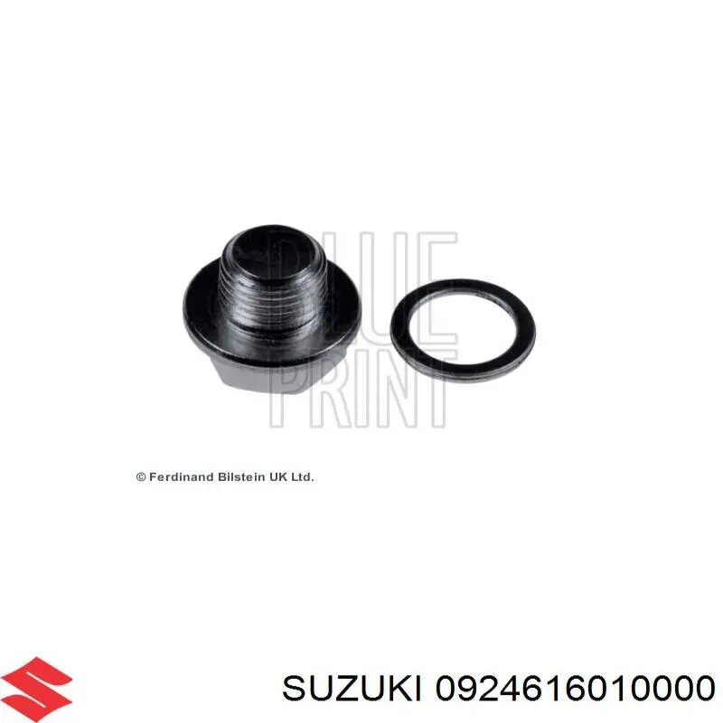 0924616010000 Suzuki tapón roscado, colector de aceite