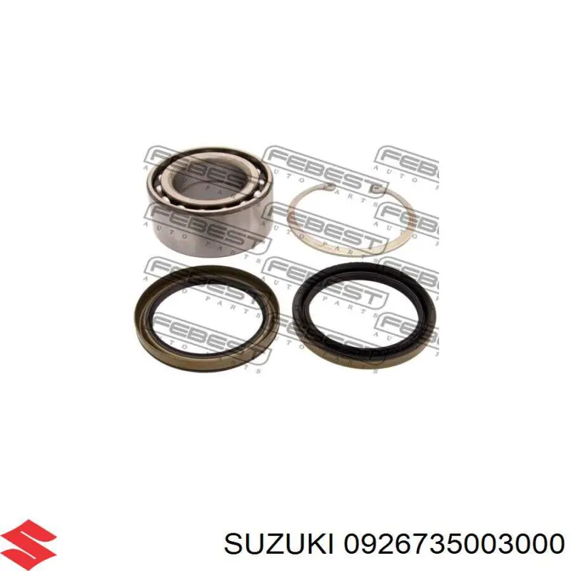 0926735003000 Suzuki cojinete de rueda trasero