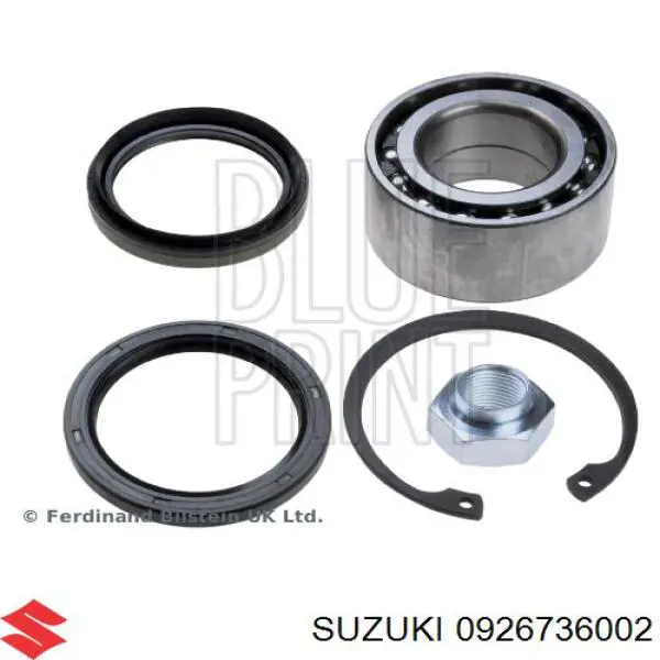 0926736002 Suzuki cojinete de rueda delantero