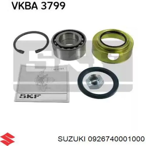 0926740001000 Suzuki cojinete de rueda delantero