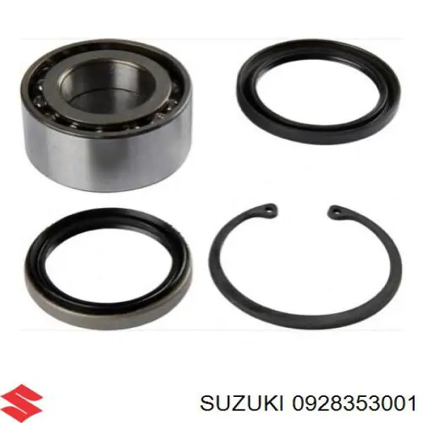  Anillo retén, cubo de rueda delantero exterior para Suzuki Swift 2 