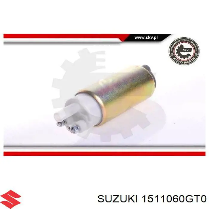 1511060GT0 Suzuki bomba de combustible eléctrica sumergible