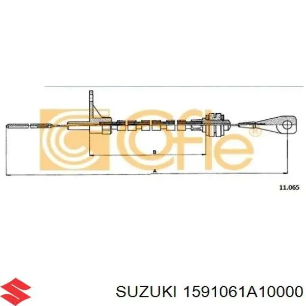  Silga de acelerador para Suzuki Vitara ETJA