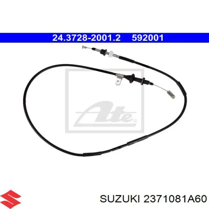 2371081A60 Suzuki cable de embrague