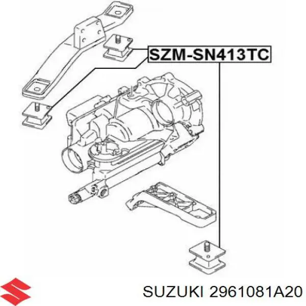  Suspensión, transmisión, Caja de transferencia para Suzuki Jimny FJ