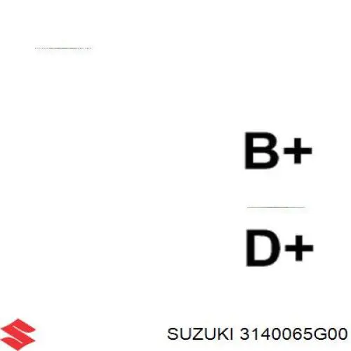 31400-65G00 Suzuki alternador