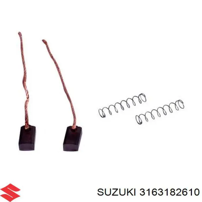 3163182610 Suzuki escobilla de carbón, alternador