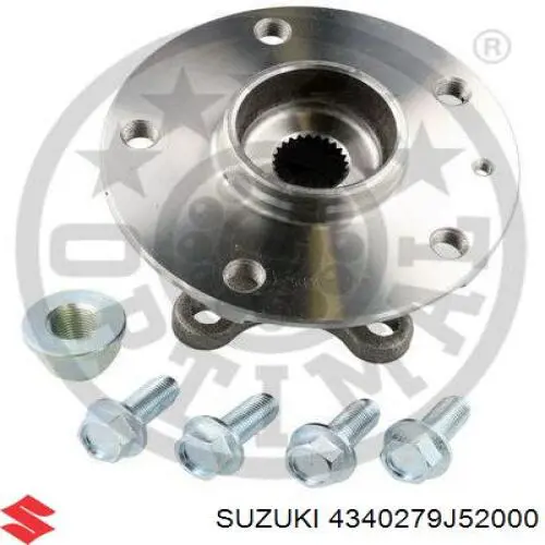 4340279J52000 Suzuki cubo de rueda trasero