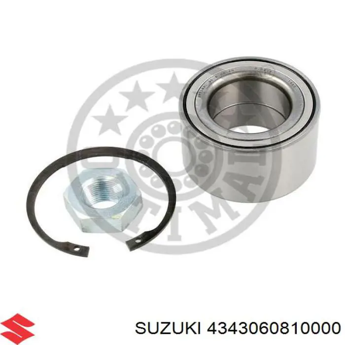 4343060810000 Suzuki anillo retén, cubo de rueda delantero