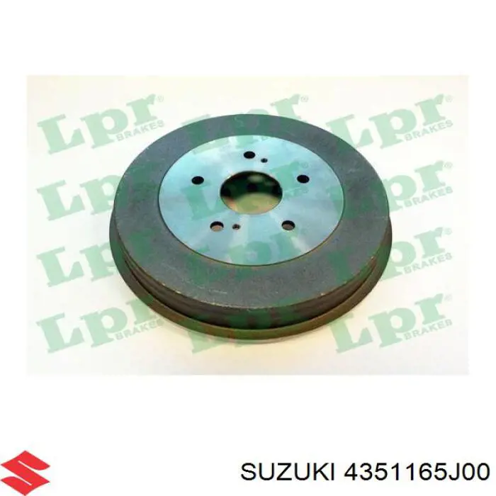 4351165J00 Suzuki freno de tambor trasero