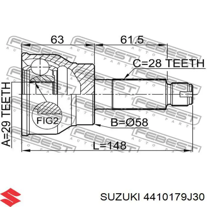 4410179J30 Suzuki 