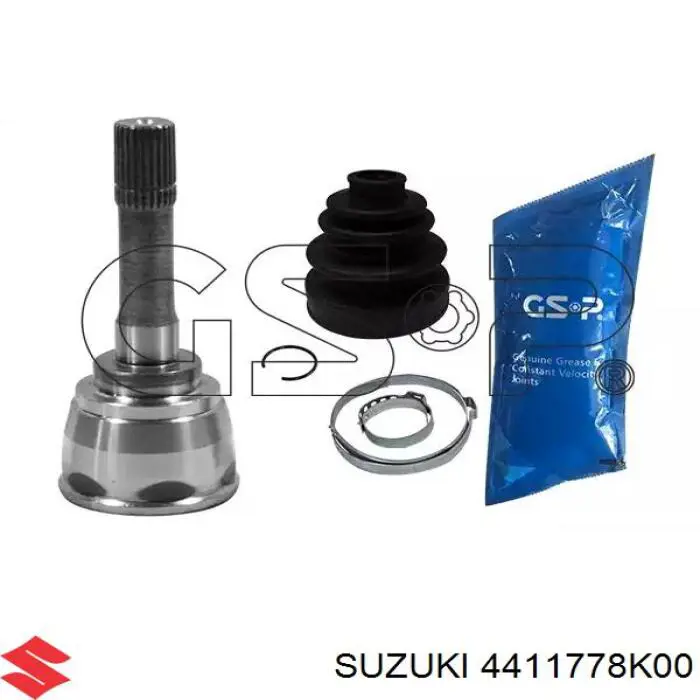 4411778K00 Suzuki árbol de transmisión delantero derecho