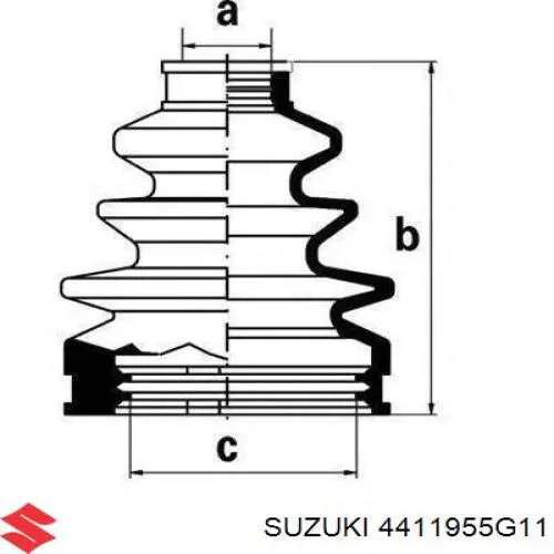 4411955G11000 Suzuki 