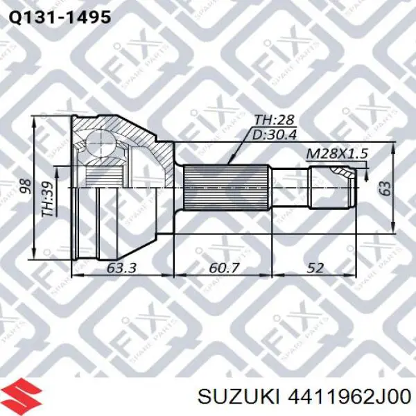 4411962J00 Suzuki 