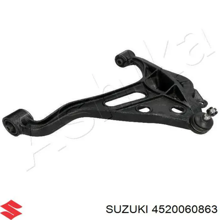 4520060863 Suzuki barra oscilante, suspensión de ruedas delantera, inferior izquierda