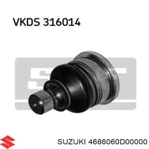 4686060D00000 Suzuki cojinete, alternador