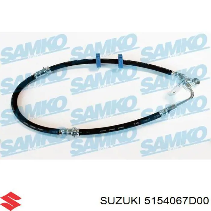 5154067D00 Suzuki tubo flexible de frenos delantero derecho