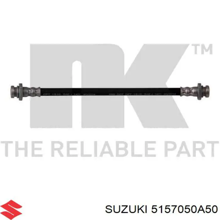  Tubo flexible de frenos trasero para Suzuki Baleno EG